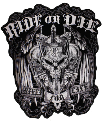 Ride or Die-Biker for Life Sew  Lifestyle Accessories