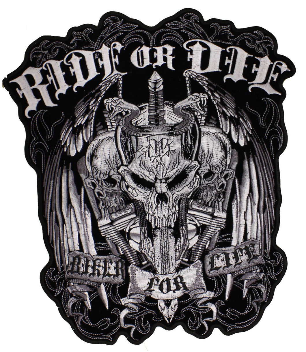 Ride or Die-Biker for Life Sew  Lifestyle Accessories