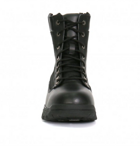 Genuine Leather Swat Style Rider Boots with side zips BTM1012