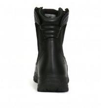 Genuine Leather Swat Style Rider Boots with side zips BTM1012