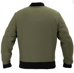 Lined Olive Bomber Jacket with Elbow, Shoulder & Back armour 7XL