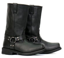 11"  Harness Boots with Square Toe by Hot Leathers BTM1016