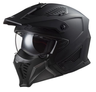 FF606 Drifter Full / Open Face Motorcycle Helmet Matt Black