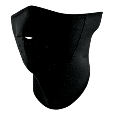 3 Panel Black Neoprene Half Mask