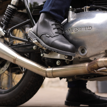 MERTON Waterproof Black Biker Boots