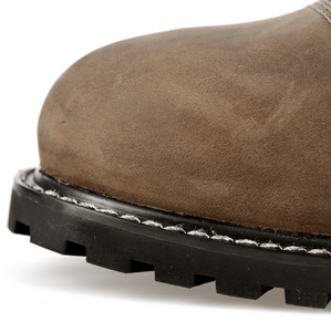 Hardy Brown Biker Boots