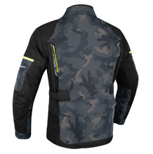 Waterproof Camo Biker Jacket with Elbow & Shoulder Armour