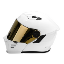Gloss White Darksome Flip Front Helmet