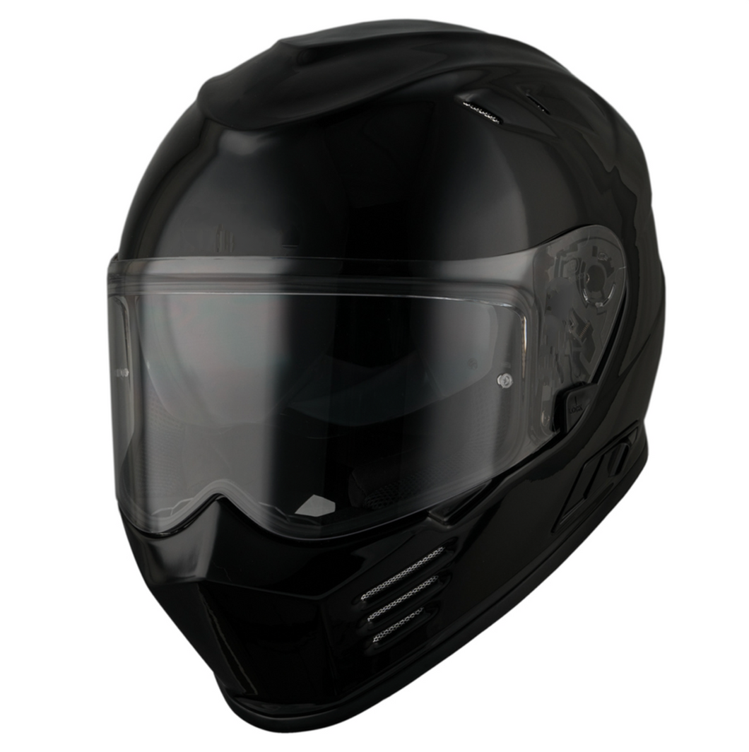 Matt Black Venom Full Face Helmet
