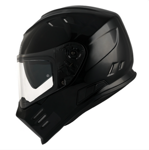 Matt Black Venom Full Face Helmet
