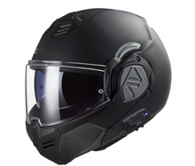 FF906 4X UCS ADVANT Matt Black Modular Flip Front Full / Open Face Motorcycle Helmet with Intercom
