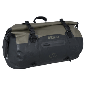 Aqua Waterproof T50 Khaki - Black Roll Bag