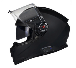 FF811 Vector II Matt Black Full Face Helmet with factory fitted Cardo intercom