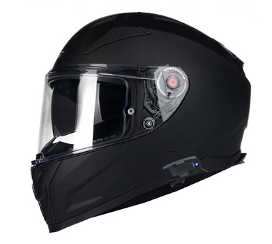 FF811 Vector II Matt Black Full Face Helmet with factory fitted Cardo intercom
