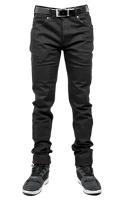 AA Armoured Black Riding Jeans Straight Cut