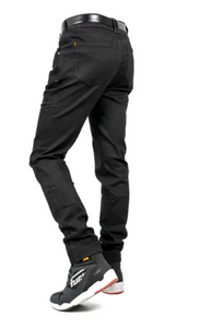AA Armoured Black Riding Jeans Straight Cut