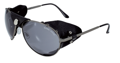 Dark Lens Rider Sunglasses with side shields plus soft pouch