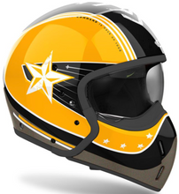 J110 Gloss Command Yellow Full / Open Face Helmet
