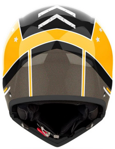J110 Gloss Command Yellow Full / Open Face Helmet