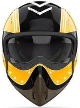 J110 Gloss Command Yellow Full / Open Face Helmet