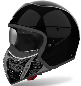 J110 Paisley Gloss Black Full / Open Face Helmet