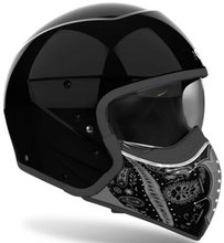 J110 Paisley Gloss Black Full / Open Face Helmet