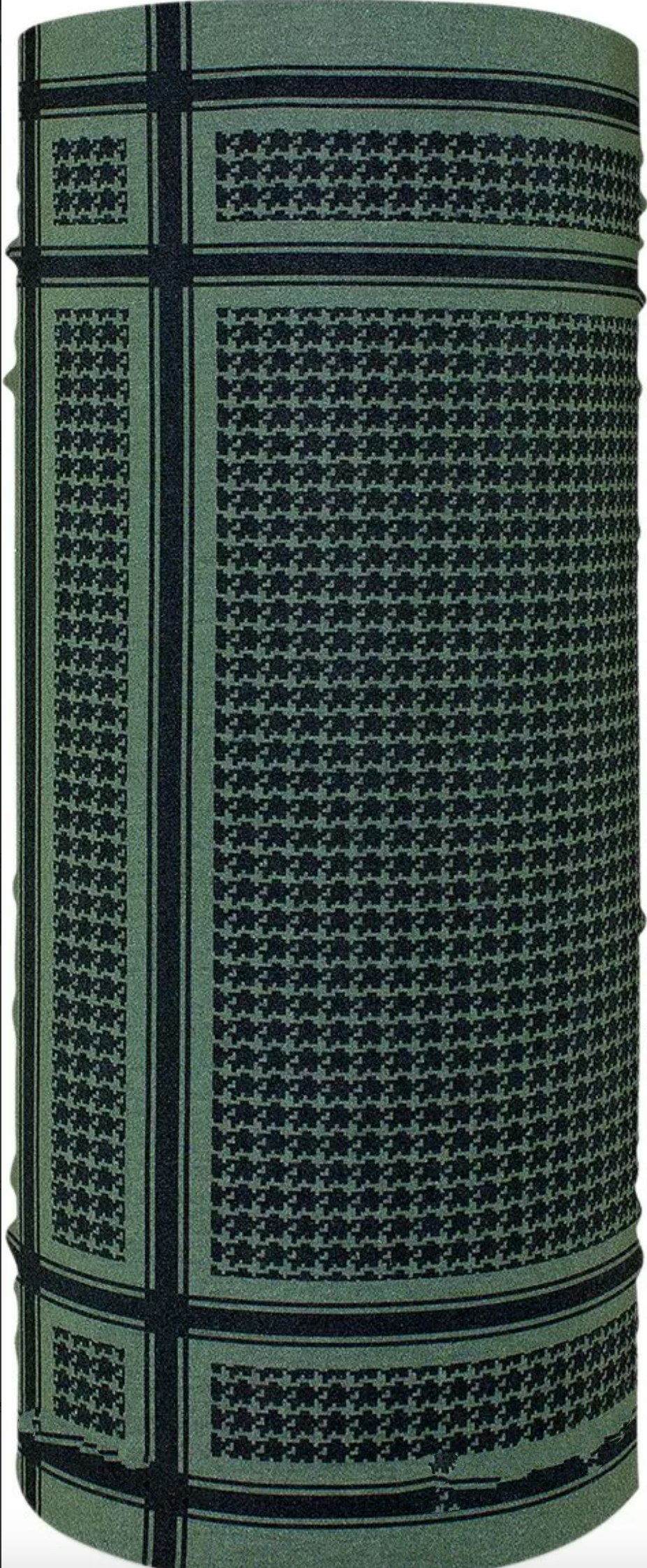 Headwear Olive Houndstooth Motley Tube