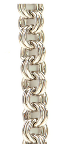 18" Heavy Duty Double Link Chain with Split Ring for Wallet & Lobster Clip Belt attachment