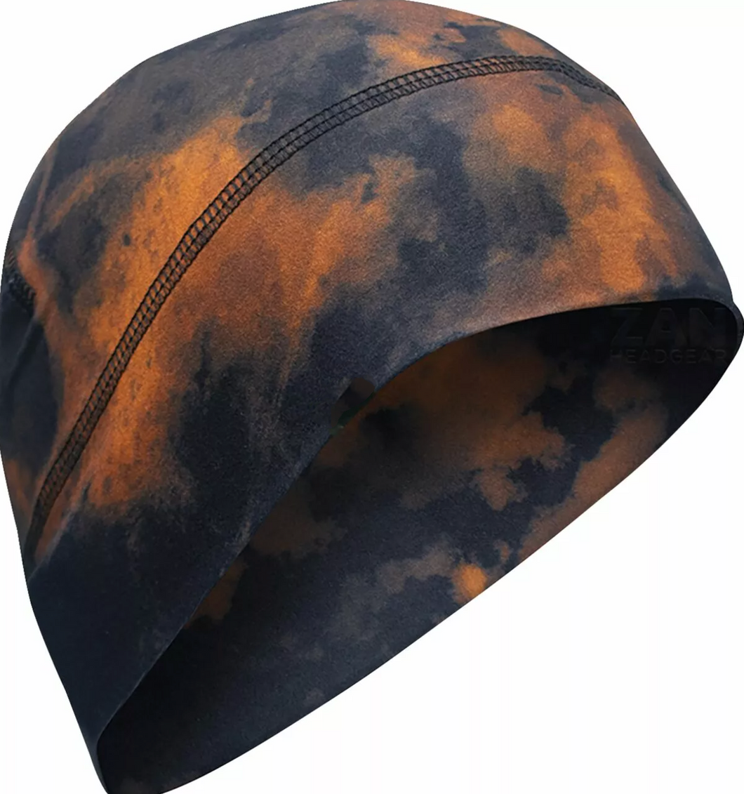 Rust Brown Tie Die Beanie