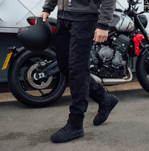 II D3O Black Cargo Jeans