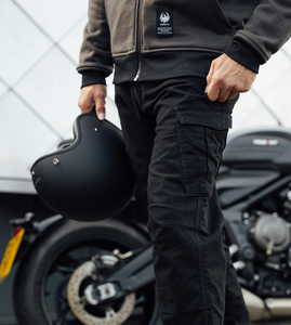 II D3O Black Cargo Jeans