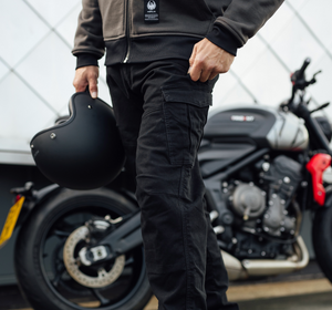 II D3O Black Cargo Jeans