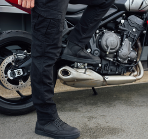 II D3O Black Cargo Jeans