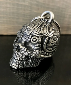 3D Mayan Skull Bell