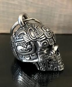 3D Mayan Skull Bell