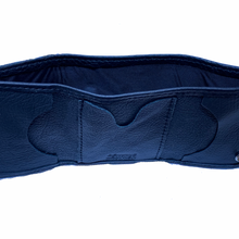  Tri Fold Soft Engrained Leather Wallet with 4 interior pockets, chain & leather belt loop