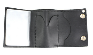 Lone Wolf Leather Wallet with Security Chain