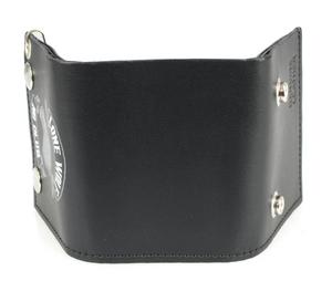 Lone Wolf Leather Wallet with Security Chain