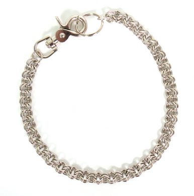  Heavy Duty Double Link Chain with Split Ring for Wallet & Lobster Clip Belt attachment