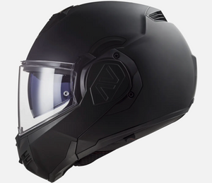 FF906 ADVANT Modular Flip Front Full / Open Face Motorcycle Helmet Matt Black