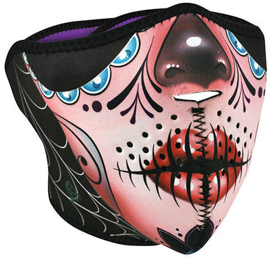 Muerte' Half Face Mask, Neck Warmers & Face Masks
