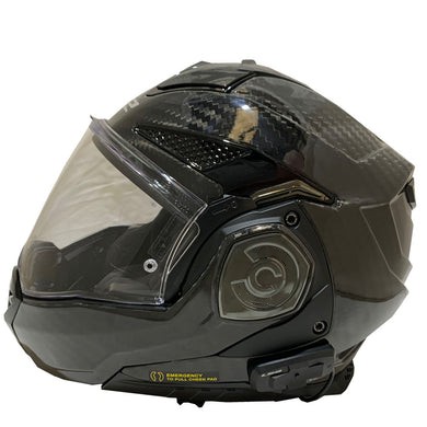 FF901 ADVANT X 4X UCS-06 Carbon Fibre Modular Flip Front Full / Open Face Motorcycle Helmet with intercom