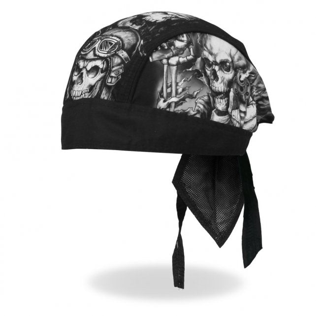 5 Smokin' Skulls Skull Pre-Tied BREND_3  - Bandana, Clothing Accessories