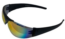 "Kruze" Gtech Red Mirror Retro Style Biker Wraps, Eyewear