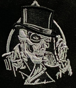  Top Hat & Skull Embroidered Trucker Cap