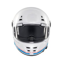 SV Plain White Full Face Motorcycle Helmet