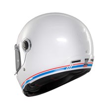 SV Plain White Full Face Motorcycle Helmet