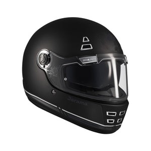 SV Plain Black Full Face Motorcycle Helmet