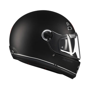 SV Plain Black Full Face Motorcycle Helmet